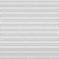 The grid consists of straight horizontal lines and lines that curve toward the right side of the canvas.