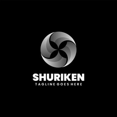 Vector shuriken design modern colorful