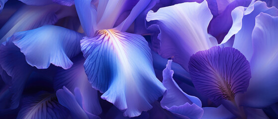 Close-up of an Iris bloom.