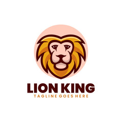 Vector lion king design illustration tattoo modern 