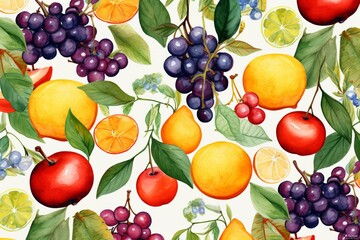 background with fruit
