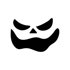 Scary Face. Spooky Face. Scary Pumpkin Face. Scary Face Halloween. Silhouette Scary Face.