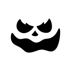 Scary Face. Spooky Face. Scary Pumpkin Face. Scary Face Halloween. Silhouette Scary Face.