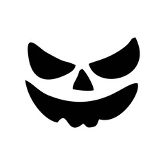 Scary Face. Spooky Face. Scary Pumpkin Face. Scary Face Halloween. Silhouette Scary Face.