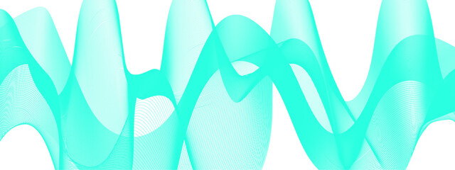 Abstract blue wave ocean line and curve line on transparent background. Abstract blue ocean pattern web banner, backdrop, wave line background.