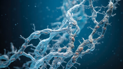 Microbiology Concept Abstract background