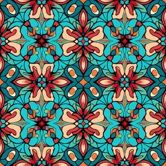 Ornamental Kaleidoscope Pattern