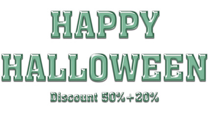 glass text happy halloween. happy sale. png transparent. glass, text promotion. text promote © Rahmat 