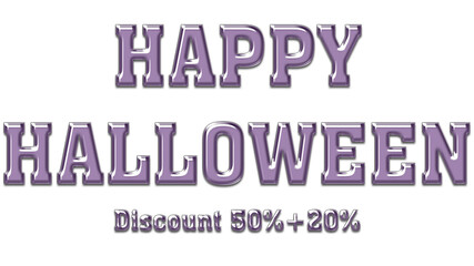 glass text happy halloween. happy sale. png transparent. glass, text promotion. text promote © Rahmat 
