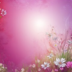 Floral nature background