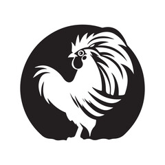 Rooster logo vector, Art and Design