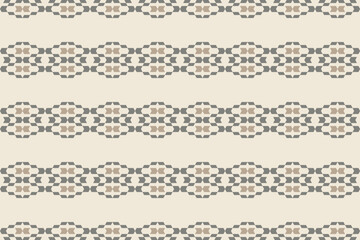 Ikat geometric embroidery on color background.Geometric ethnic oriental pattern traditional.Aztec abstract style vector illustration.Design for texture,fabric,clothing,wrapping,carpet.