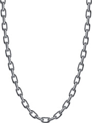 A vector illustration of a steel chain isolated on a white background. EPS-10 