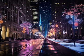 Holiday Lights in the City