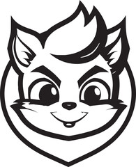 Chipmunk Forest Animal Logo Icon Tree Animal Logo Icon Black Vector Chipmunk Rodent Logo Icon Mammal Logo Icon Black Vector