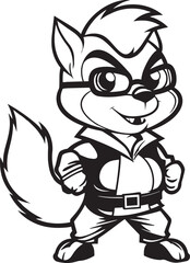 Chipmunk Logo Icon For Social Media Chipmunk Logo Icon For Print