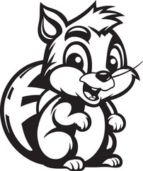 Chipmunk Logo for Videographer Chipmunk Logo for Musician