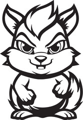 Chipmunk Logo for Writer Chipmunk Logo for Photographer