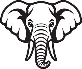 Elephant Vector Logo Icon for a Collaborative Company Elephant Vector Logo Icon for a Supportive Brand