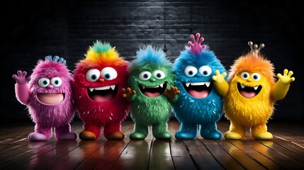 Halloween Creepy Cute Characters - Wallpaper