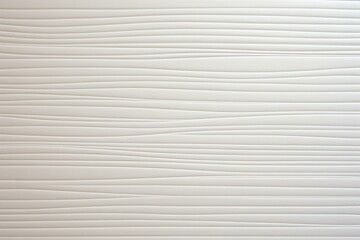 White ribbed wall panel made from wood-plastic composite. Generative AI