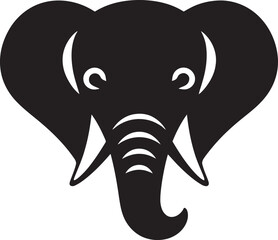 Elephant Logo for Social Media A Striking and Engaging Design Elephant Logo for Marketing A Versatile and Effective Design