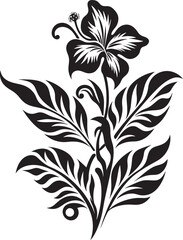 Black Vector Floral Design Icon A Stunning Icon for Any Design Decorative Floral Design Icon A Black Vector Icon That Will Make Your Designs Blossom