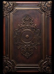 Vintage Leather Book Cover Background