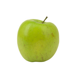 zielone jabłko na przezroczystym tle, png	
