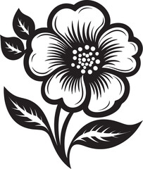 Black Floral Icon to Create a Logo Design Black Floral Icon to Create a Business Card Design