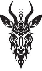 Simplistic African Elegance Giraffe Design Grace and Power Emblematic Giraffe