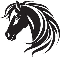 Regal Riders Ambassador Vector Symbol Simplistic Gallop Iconic Horse Emblem