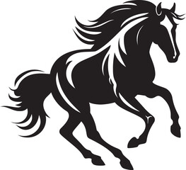 Regal Steed Ambassador Emblematic Symbol Safari Majesty Iconic Horse Emblem