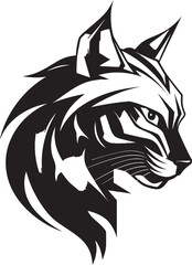 Regal Hunter Ambassador Emblematic Art Majestic Prowl in Black Logo Symbol