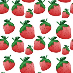 set of strawberries