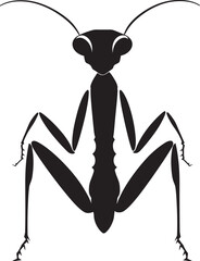 Wildlifes Graceful Hunter Mantis Symbol Emblematic Insect Majesty Logo Design
