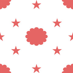 seamless pattern with stars and stripes