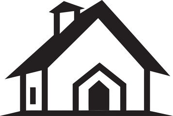 Estate of Elegance Black Logo Emblem Sleek Villa Majesty Monochrome Real Estate