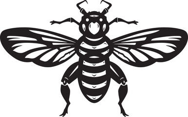 Noble Warrior Ambassador Iconic Symbol Stinger Sentinel in Monochrome Hornet Emblem