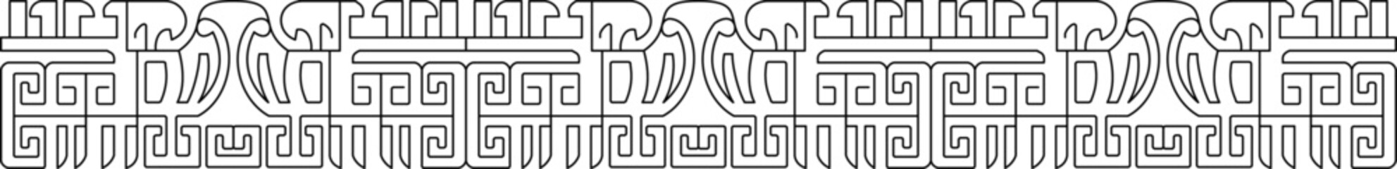 Luxury festive Chinese oriental traditional culture premium classical decoration red gold line art design vector illustration. Covers, greeting cards, logos, packaging, posters, backgrounds -Greeting 