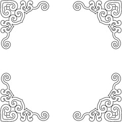 Luxury festive Chinese oriental traditional culture premium classical decoration red gold line art design vector illustration. Covers, greeting cards, logos, packaging, posters, backgrounds -Greeting 