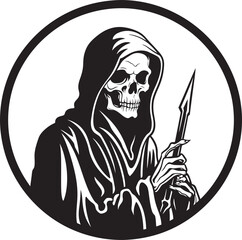 Majestic Sentinel of the Beyond Monochromatic Icon Eternal Harvest Excellence Emblematic Reaper Emblem