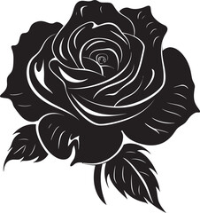 Elegant Symbol of Loves Majesty Logo Emblem Regal Elegance in Bloom Modern Emblem Design