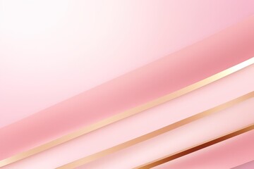 Obraz premium Abstract pink color with curve line ant gold strip.