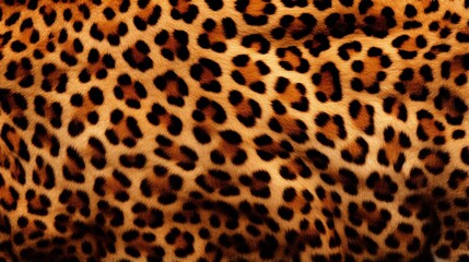 Seamless leopard texture, african animal fur