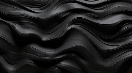 Black plastic material seamless background and texture
