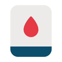 Obraz premium Blood pressure monitor flat icon