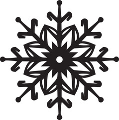 Noble Emblem of Snowfall Emblematic Art Elegant Snow Ambassador Stylish Snow Symbol