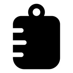 IV bag glyph icon