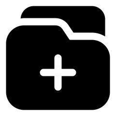 Obraz premium Medical report glyph icon